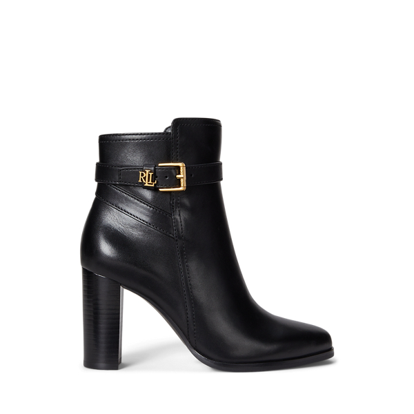 Bottines à talon Brooke II en cuir tanné - Lauren - Modalova