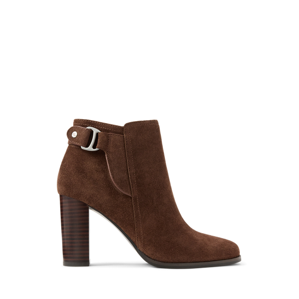 Bottines à talon Tasha en daim - Lauren - Modalova