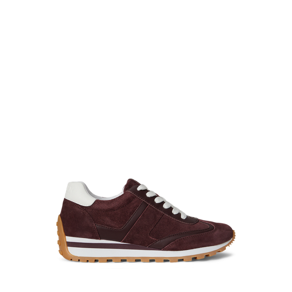 Ralph Lauren Dani Perforated Suede Sneaker