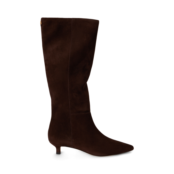 Stivali Francesca Ralph Lauren in Pelle Scamosciata