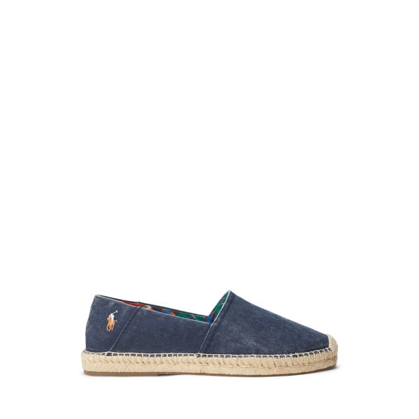 Espadrilles Cevio en toile délavée - Polo Ralph Lauren - Modalova