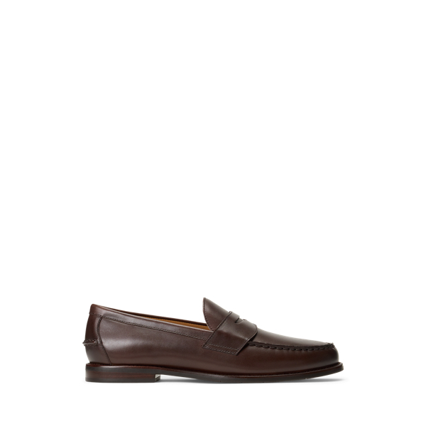 Alston Burnished Leather Penny Loafer