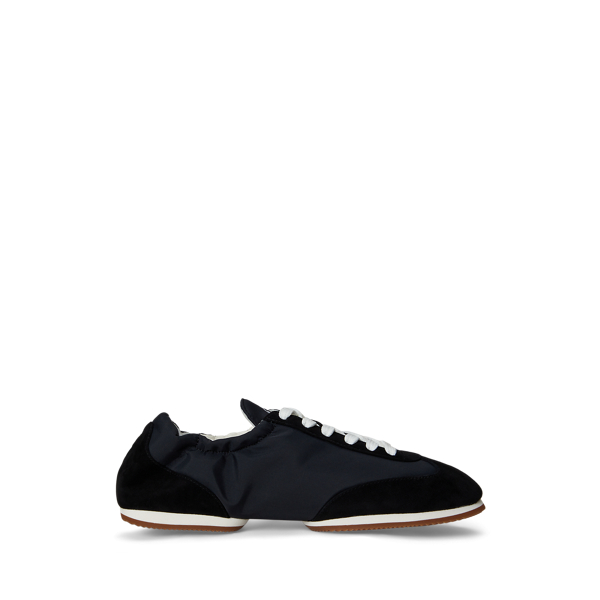 Les baskets ballerines poney en daim - Polo Ralph Lauren - Modalova