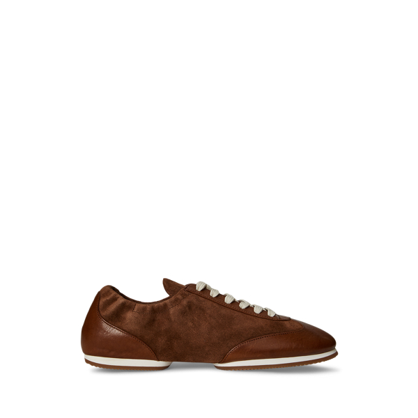 Les baskets ballerines poney cuir daim - Polo Sport - Modalova