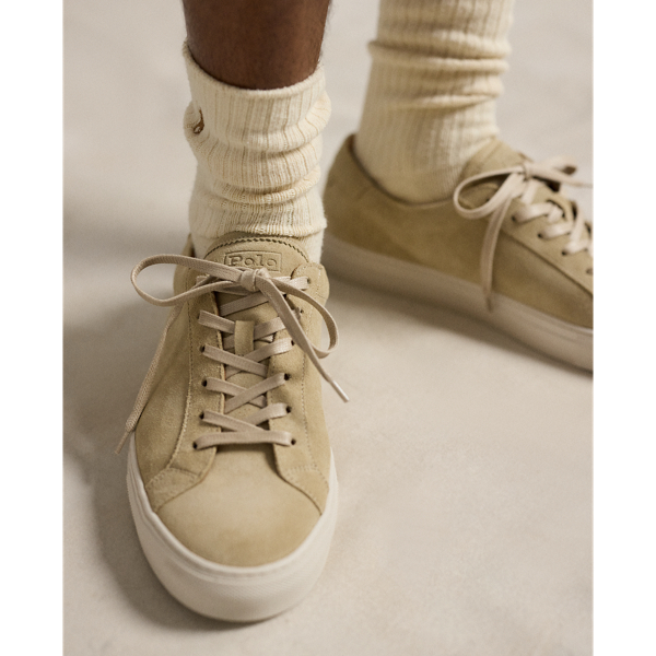 Baskets Jermain en daim - Polo Ralph Lauren - Modalova
