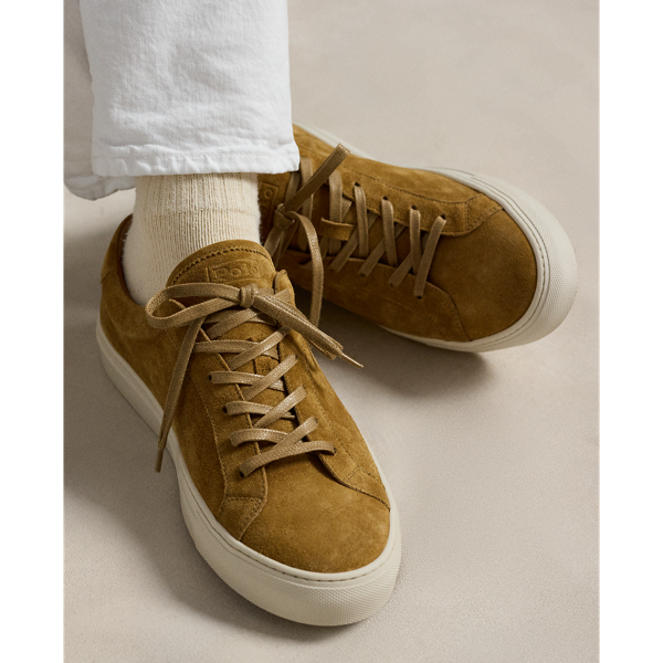 Baskets Jermain en daim - Polo Ralph Lauren - Modalova