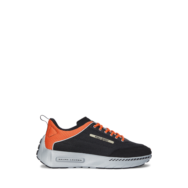 Polo Ralph Lauren Ps250 Sneaker In Active Orange/black