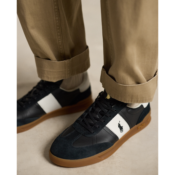 Heritage Aera Leather-Suede Trainer