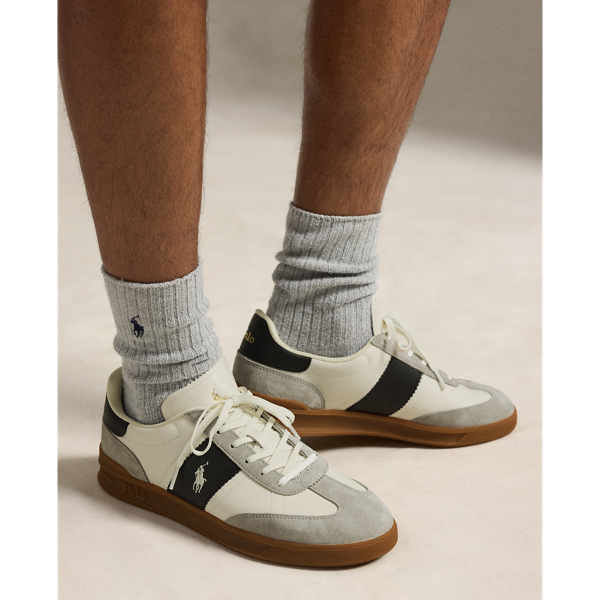 Heritage Aera Leather-Suede Trainer