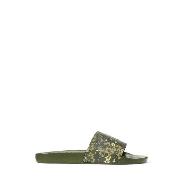 Polo Ralph Lauren Scenic-print Floral Slide In Night Vision Scenic