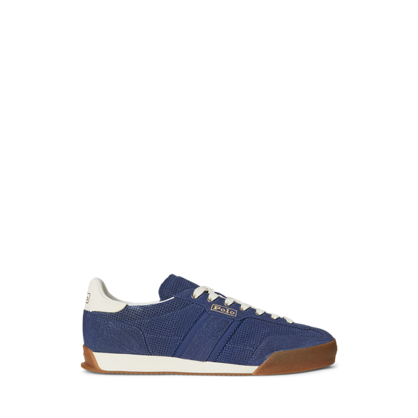 Ralph Lauren Hester Perforated Suede Sneaker