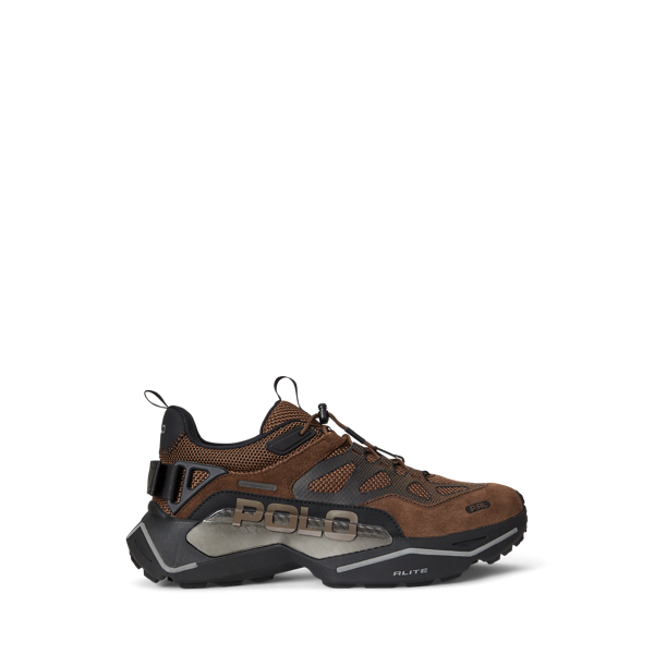 Ralph Lauren Adventure 400 Trail Sneaker In Brown