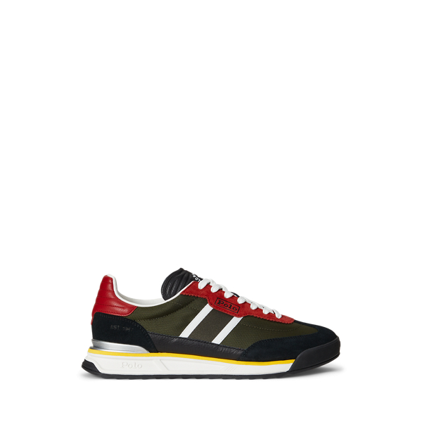 Ralph Lauren Varick Suede & Oxford Sneaker