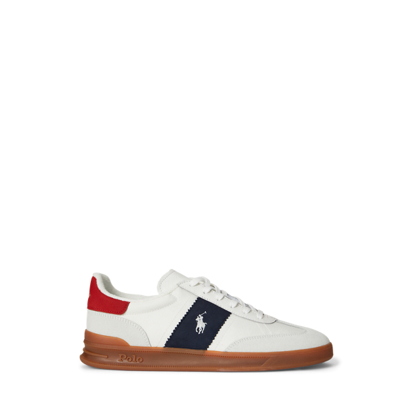 Polo Ralph Lauren Ralph Lauren Heritage Aera Suede-paneled Sneaker In White