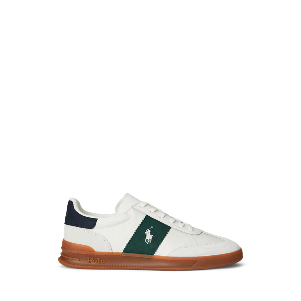 Polo Ralph Lauren Ralph Lauren Heritage Aera Suede-paneled Sneaker In Multi
