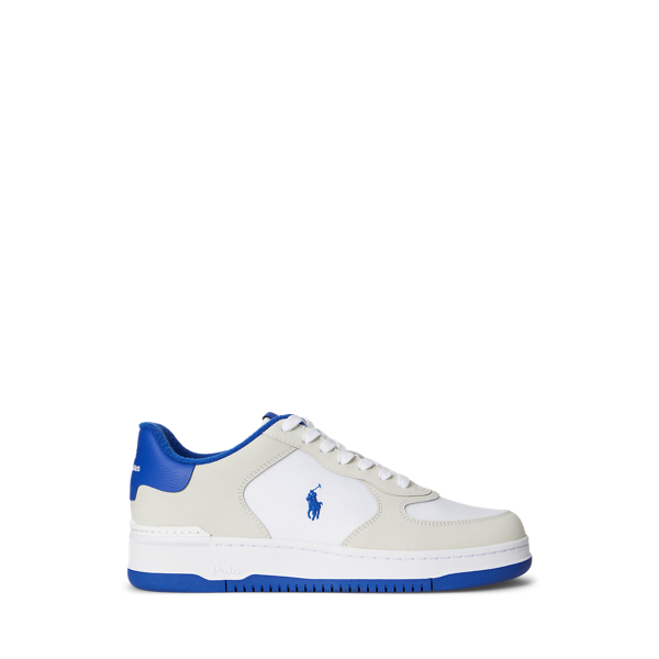 Polo Ralph Lauren Ralph Lauren Masters Court Nubuck-paneled Sneaker In Multi