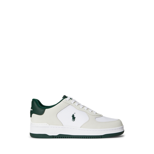 Polo Ralph Lauren Ralph Lauren Masters Court Nubuck-paneled Sneaker In Multi