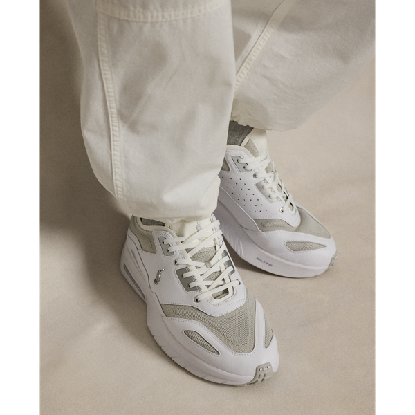 Boerum Leather-Panelled Knitted Trainer