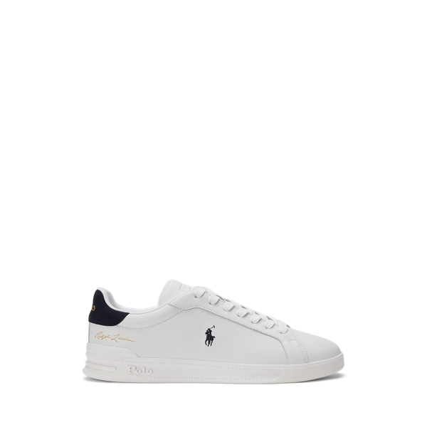 Sneaker Heritage Court II in Pelle Ralph Lauren