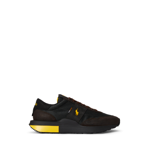 Train 89 Suede-Panelled Trainer