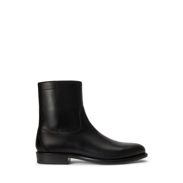 Owen Leather Zip Ankle Boot
