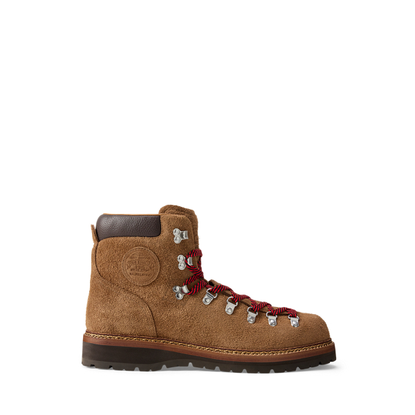 Ralph Lauren Alpine Suede Trail Boot In Brown