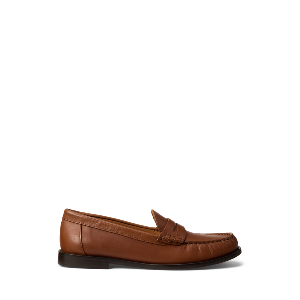 Mocassins penny loafer en vachette - Polo Ralph Lauren - Modalova