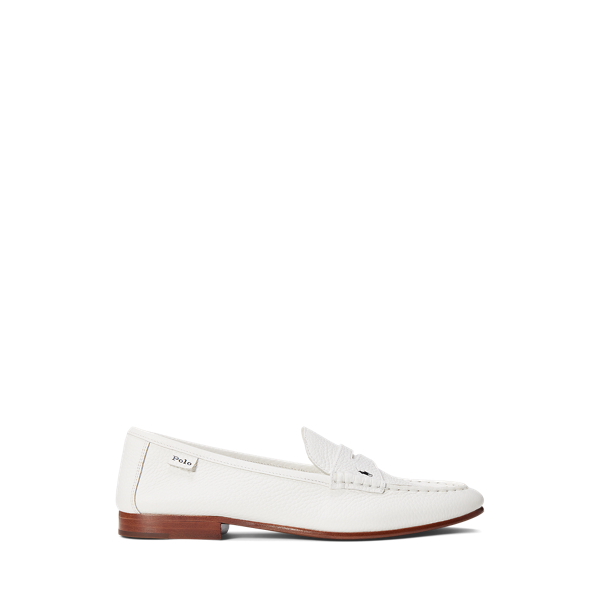 Pebbled Leather Penny Loafer