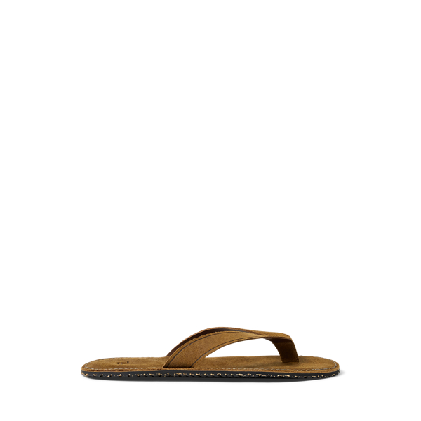 Tongs en daim brut - RRL - Modalova