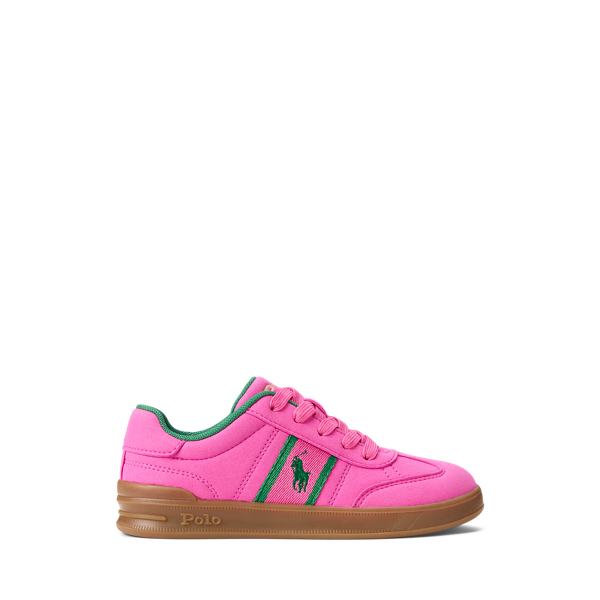 Polo Ralph Lauren Ralph Lauren Heritage Court Iii Faux-suede Sneaker In Pink