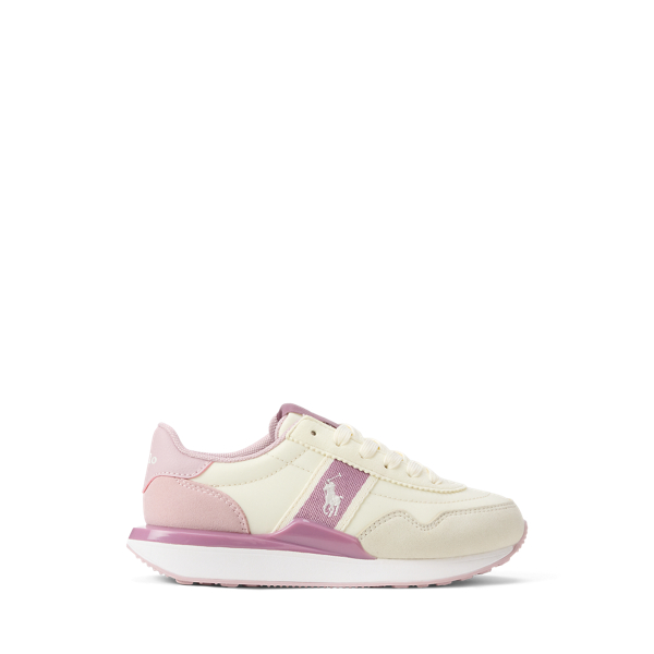 Polo Ralph Lauren Ralph Lauren Train 89 Color-blocked Sneaker In Pink