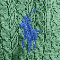 POLO RALPH LAUREN】ケーブルニット ポロシャツ | (トップス