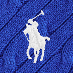 POLO RALPH LAUREN CHILDRENSWEAR】ケーブルニット コットン V