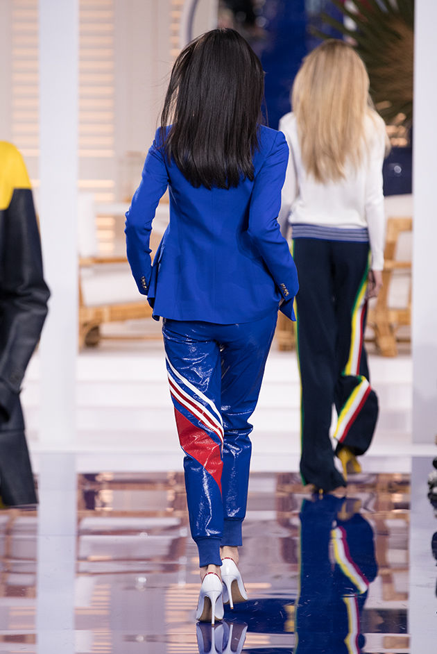 Back view of Model in Look 30 from Ralph Lauren’s Spring 2018 Fashion Show