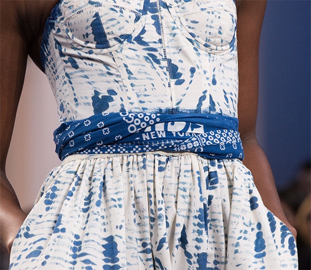 Detail shot of Look 1