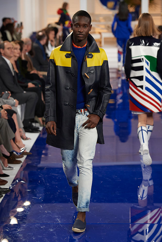 Model in Look 32 from Ralph Lauren’s Spring 2018 Fashion Show
