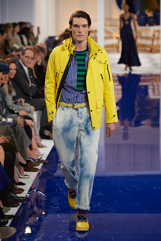 Model in Look 36 from Ralph Lauren’s Spring 2018 Fashion Show